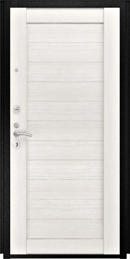 Входная дверь ДвериПРО L-45 СБ-3 листв. бел. (21 беленый дуб) DPRO195713 внутренняя сторона