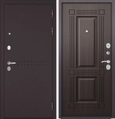 Дверь Бульдорс TRUST - MASS - M/Р БУКЛЕ шоколад R-4