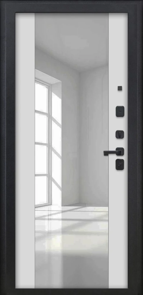 Входная дверь ДвериПРО L-43 ФЛЗ -1 белый матовый DPRO220944 внутренняя сторона