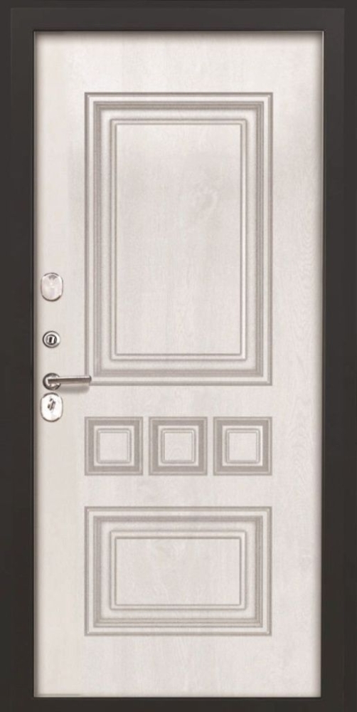 Входная дверь ДвериПРО Модель L-49 фл-608 винорит white DPRO195608 внутренняя сторона