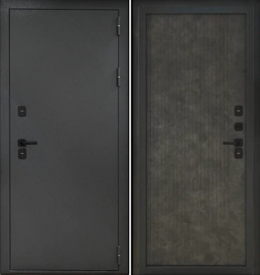 Дверьберг ТЕРМА БУКЛЕ ГРАФИТ  БЕТОН ЛОФТ ГРЕЙ