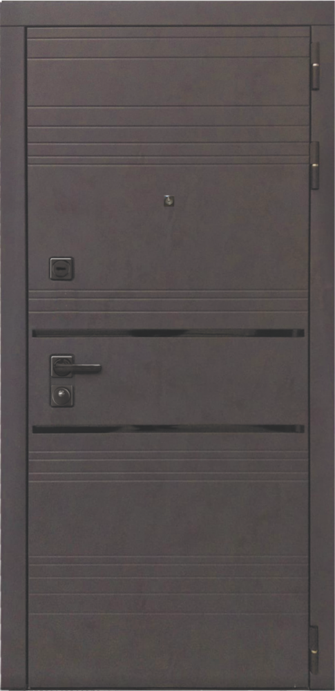 Входная дверь ДвериПРО L-43 ПВХ 10мм Астрод Velutto Bianco DPRO198146 внешняя сторона