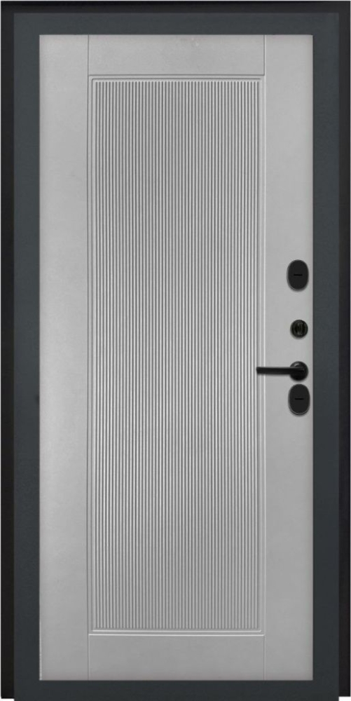 Входная дверь ДвериПРО L Термо ПВХ 10мм Астрод Velutto Grigio DPRO195711 внутренняя сторона